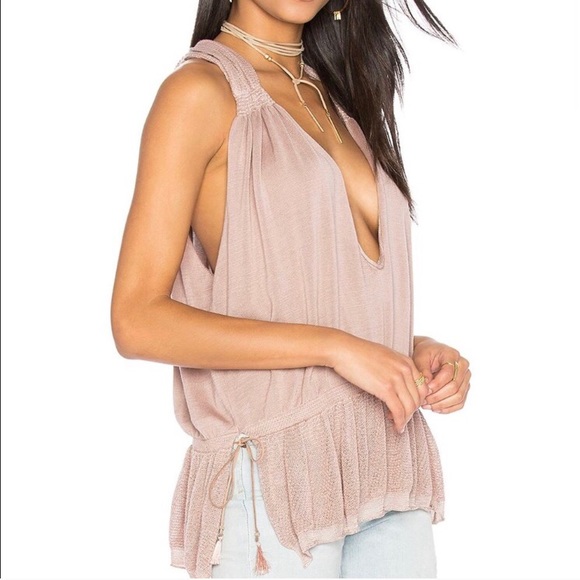 Free People ‘Make Me Blush’ Top-Size-Small - Picture 1 of 4